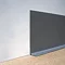 Genesis Black 100mm x 15m PVC Flexible Sit On Skirting  Profile Large Image