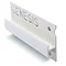 Genesis EVT 15 x 8mm White PVC Vinyl to Tile Trim Large Image