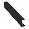 Genesis Matt Black 20 x 8mm Flat Line Listello Metal Tile Trim 2.5m