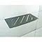 Genesis Matt Black Stainless Steel Tile-In Shower Shelf  Profile Large Image