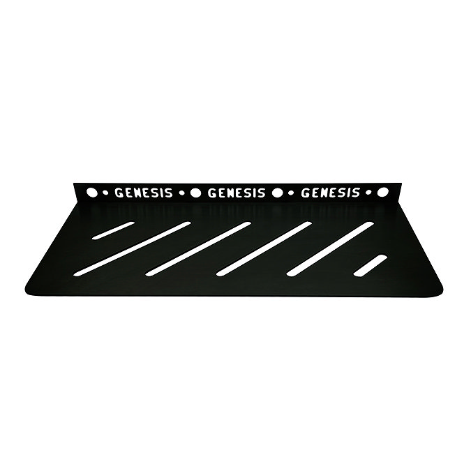 Genesis Matt Black Stainless Steel Tile-In Shower Shelf Large Image