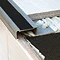 Genesis Matt Silver Aluminium Tile In Anti-Slip Step Edge Large Image