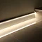 Genesis Matt Silver Vision LED Skirting + Diffuser 2.8m  Profile Large Image