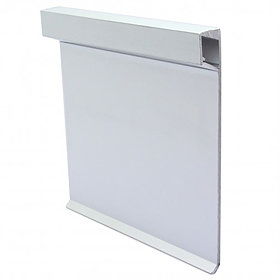 Genesis Matt Silver Vision LED Skirting + Diffuser 2.8m Large Image