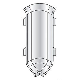 Genesis PVC Internal Corner for KAA Skirting Medium Image