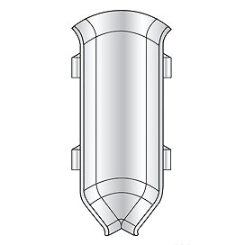 Genesis PVC Internal Corner for KAA Skirting Large Image