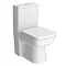 Genova Modern Back To Wall Close Coupled Toilet Large Image