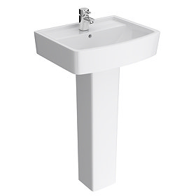 Genova Modern Basin with Pedestal - 1 Tap Hole Large Image