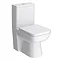 Genova Modern Short Projection 585mm Toilet with Soft Close Seat Profile Large Image