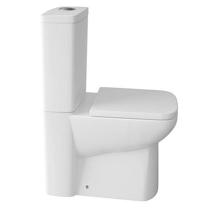 Genova Modern Short Projection 585mm Toilet with Soft Close Seat Large Image
