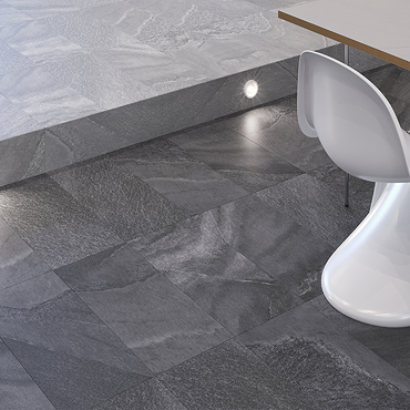 Ginevra Anthracite Stone Effect Wall & Floor Tiles - 300 x 600mm