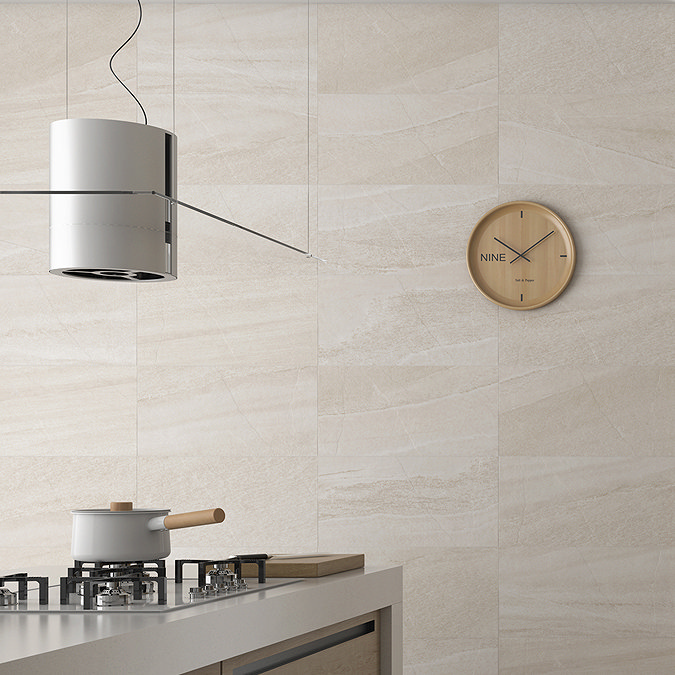 Ginevra Beige Stone Effect Wall & Floor Tiles - 300 x 600mm
