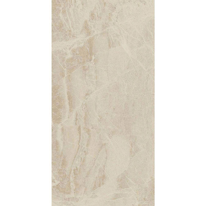 Gio Beige Gloss Marble Effect Wall Tiles - 30 x 60cm Profile Large Image