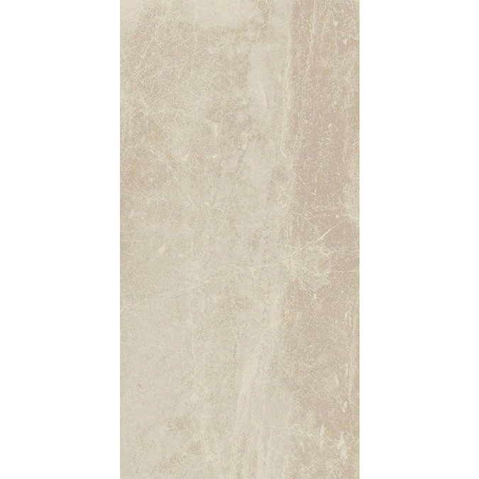Gio Beige Gloss Marble Effect Wall Tiles - 30 x 60cm  In Bathroom Large Image