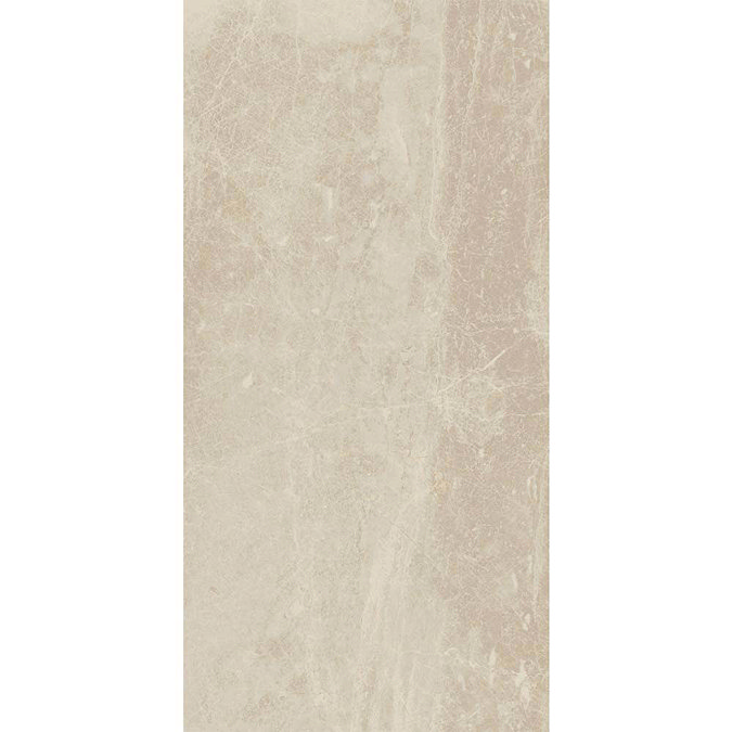 Gio Beige Gloss Marble Effect Wall Tiles - 30 x 60cm In Bathroom Large Image