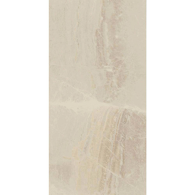Gio Beige Gloss Marble Effect Wall Tiles - 30 x 60cm Newest Large Image
