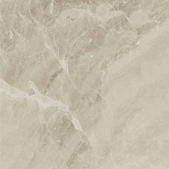 Gio Beige Marble Effect Porcelain Floor Tiles - 45 x 45cm  Feature Large Image