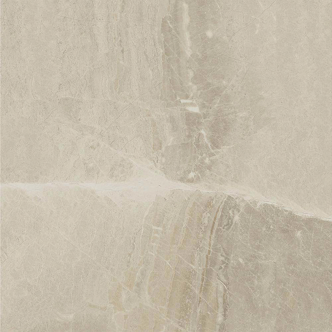 Gio Beige Marble Effect Porcelain Floor Tiles - 45 x 45cm  additional Large Image