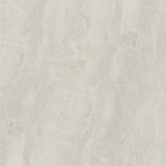 Gio Bone Marble Effect Porcelain Floor Tiles - 45 x 45cm  In Bathroom Large Image