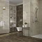 Gio Brown Marble Effect Porcelain Floor Tiles - 45 x 45cm  Profile Large Image
