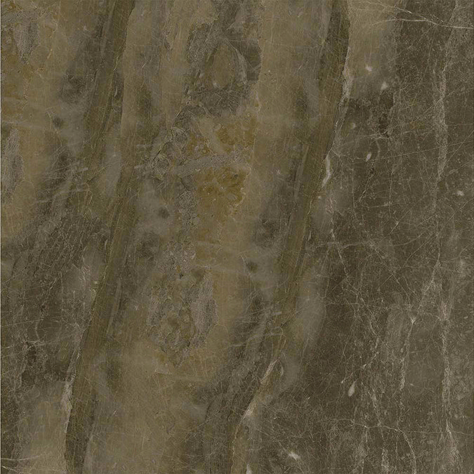 Gio Brown Marble Effect Porcelain Floor Tiles - 45 x 45cm  additional Large Image