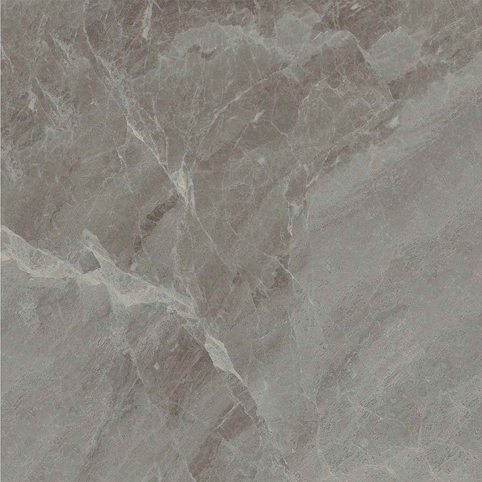 Gio Grey Marble Effect Porcelain Floor Tiles - 45 x 45cm  Standard Large Image