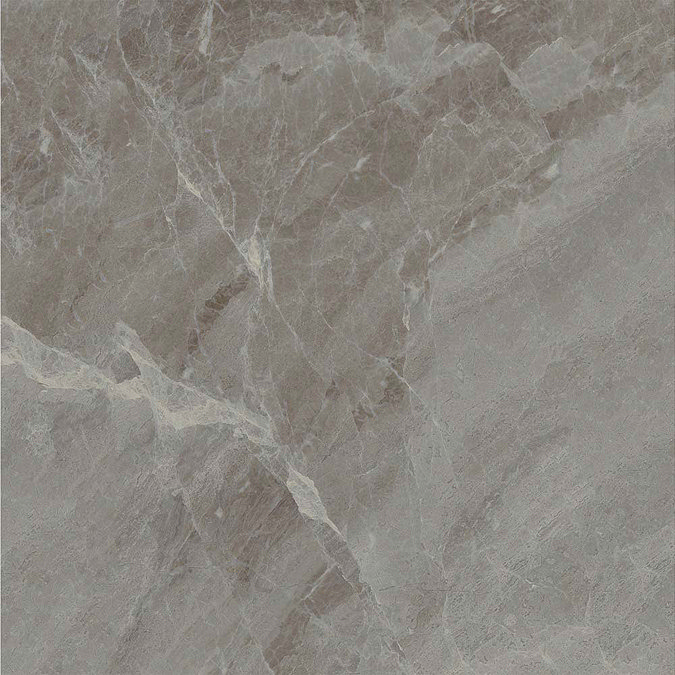 Gio Grey Marble Effect Porcelain Floor Tiles - 45 x 45cm Standard Large Image