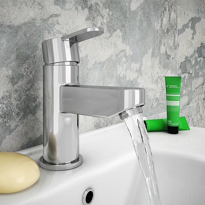 Gio Modern Basin Tap + Waste  Feature Large Image