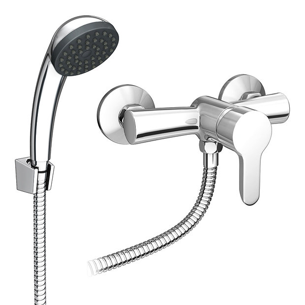 Gio Single Lever Manual Shower Valve with Shower Kit Large Image