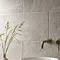 Gio White Matt Stone Effect Wall & Floor Tiles - 300 x 600mm