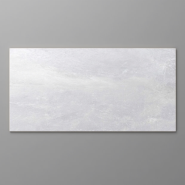 Gio White Matt Stone Effect Wall & Floor Tiles - 300 x 600mm