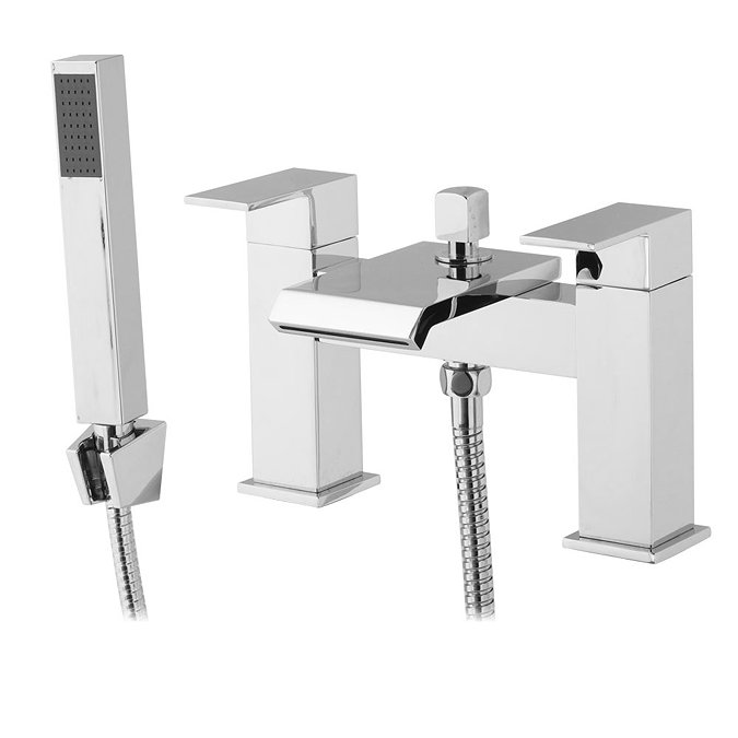 Glacier Waterfall Bath Shower Mixer with Shower Kit Large Image