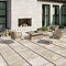 Gordola Outdoor Beige Stone Effect Floor Tile - 600 x 600mm