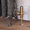 Gosport Traditional Angled Radiator Valves - Brass  Feature Large Image