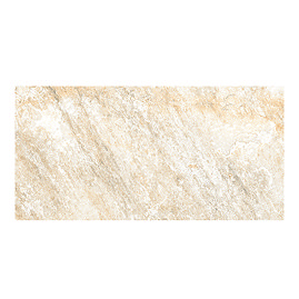 Grado Outdoor Beige Stone Effect Floor Tile - 400 x 800mm