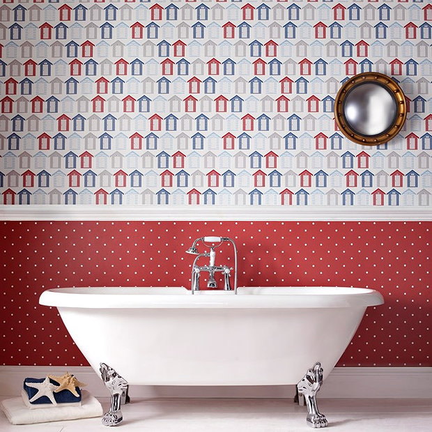 Graham & Brown Beside The Seaside Bathroom Wallpaper | Online Now