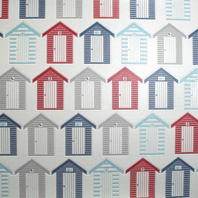 Graham & Brown - Beside the seaside Bathroom Wallpaper - 20-272 Large Image