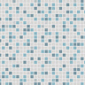 Graham & Brown - Checker Blue/White Bathroom Wallpaper - 20-506 Profile Large Image
