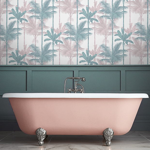 Graham & Brown Jungle Blush Green Wallpaper 105915