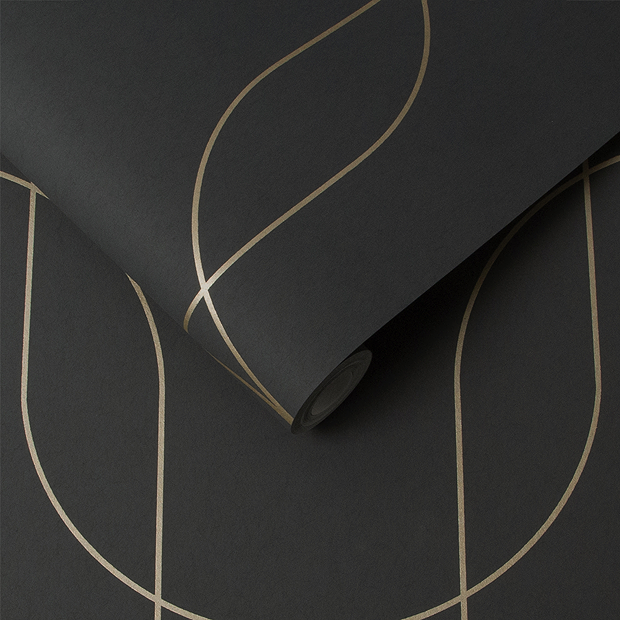 Graham & Brown Palais Black Wallpaper