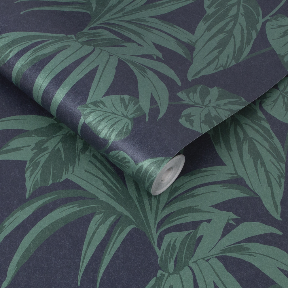 Graham & Brown Palma Midnight Wallpaper