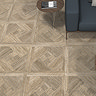Grandville Light Oak Parquet Woven Wood Effect Wall & Floor Tiles - 608 x 608mm