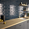 Granley Rustic Blue Gloss Wall Tiles 70 x 280mm