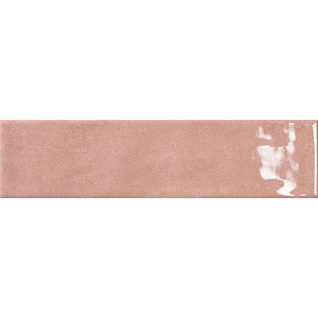Granley Rustic Pink Gloss Wall Tiles 70 x 280mm  Profile Large Image