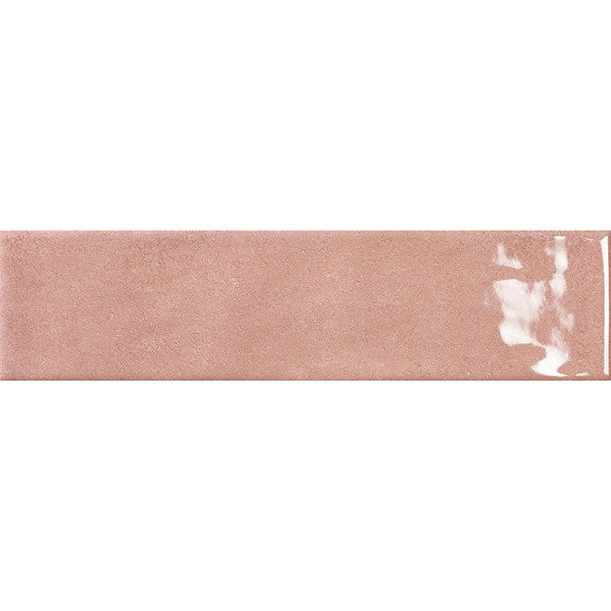 Granley Rustic Pink Gloss Wall Tiles 70 x 280mm  Profile Large Image