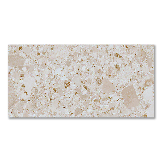 Grantola Beige Terrazzo Effect Tiles - 300 x 600mm