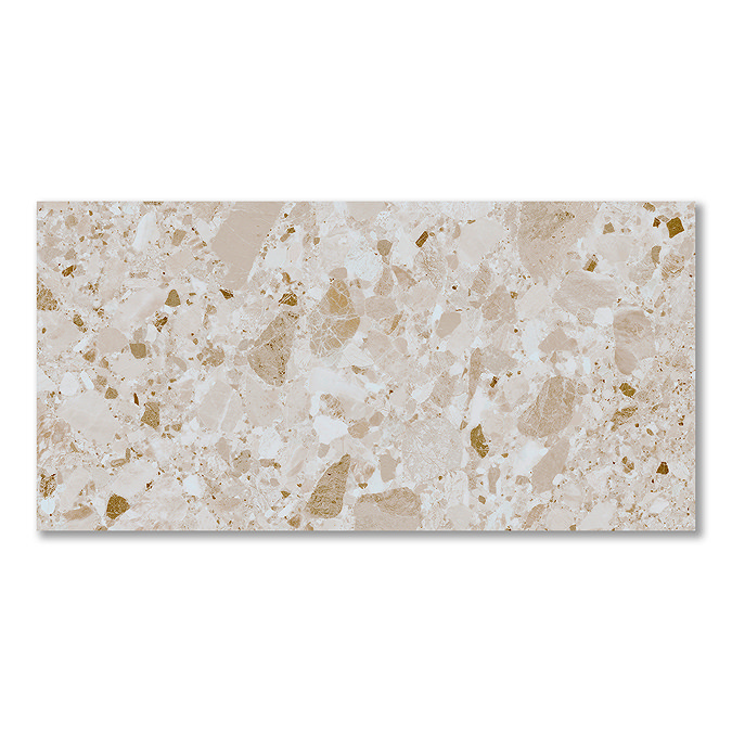 Grantola Beige Terrazzo Effect Tiles - 300 x 600mm