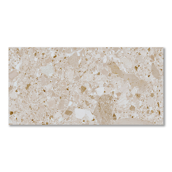 Grantola Beige Terrazzo Effect Tiles - 300 x 600mm