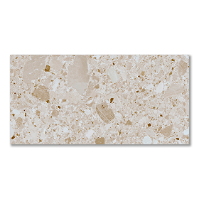 Grantola Beige Terrazzo Effect Tiles - 300 x 600mm