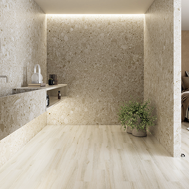 Grantola Beige Terrazzo Effect Tiles